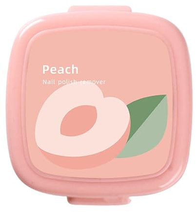 Gorger Biodegradable Nail Polish Remover Pads, Eco-Friendly Disposable Nail Wipes, Gentle Moisturizing Nail Care, Travel-Friendly, Fragrant & Non-Damaging (02)