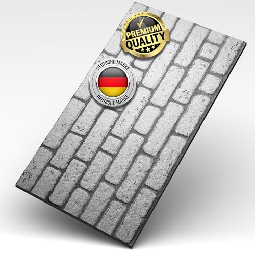 AS Country Stone® Wandverkleidung Steinoptik | 100x50x2 cm | 3D Effekt Wandpaneele Steinoptik für Küche und Wohnzimmer | Innen- und Außenbereich - 3D Wandpaneele - Akustikpaneele