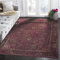 SAFAVIEH Traditionell Teppich für Wohnzimmer, Esszimmer, Schlafzimmer - Vintage Collection, Kurzer Flor, Himbeere, 99 X 170 cm