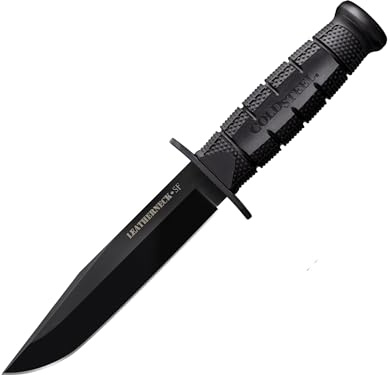 Cold Steel Unisex – Erwachsene, Leatherneck Semper-Fi, Outdoormesser, Werkzeugstahl, Griff: Krey Ex, Gürteltasche, scharfes Messer für Abenteuer, Liebhaber, Outdoor Tool, Mehrfarbig, Einheitsgröße