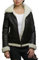 BRANDSLOCK Damen-Frauen mit Kapuze Aviator Echt Shearling Schaffell Fliegen Lederjacke-Mantel (Sahne, s)