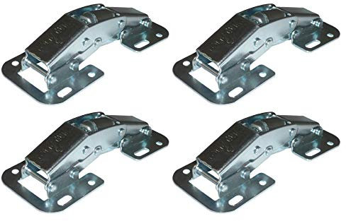 4 X Charnière SPREAFICO pour meubles avec réssort zinguée.
