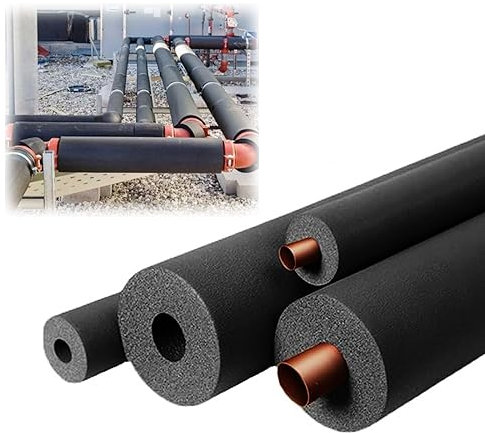 Isolation Tuyaux Mousse Tube Isolation Thermique pour Climatiseur Tuyaux calorifuges Anti-Gel et calorifuge Poignée Prise Support 6mm 13mm 16mm 20mm 25mm 32mm 50mm 63mm 76mm 90mm 110mm ( Size : 90mm x
