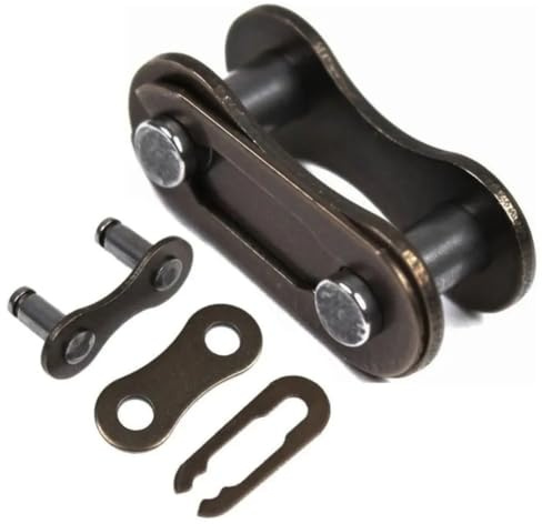Generic Bike Chain Master Link, Single Strand Type, Alloy Steel, 8 Units Pack