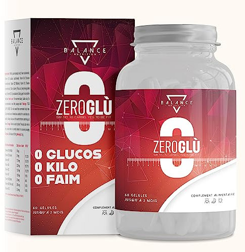 ZEROGLÙ - (DETOX DRAINAGE DIÄT ENTHALTEN) 60 Kapseln | Abnehmen Schnell Fettverbrenner | Fat Burner | Reduziert die Ansammlung von Zucker für eine korrekte Gewichtskontrolle mit BIOPERINE® Piperinextr