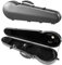 VEVOR 4/4 Violinenkoffer in voller Größe, eingebautes Hygrometer, Geigenkoffer, Geigenkasten mit weichem Futter, zwei Schultergurten, kratzfest, dreieckige Form, für Violine, schwarz