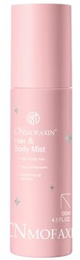 CNMOFAXIN 2-in-1 Body Mist 130ml, Nourishing Hydration Spray with Shea Butter & Castor Oil, Long-Lasting Floral Musk Fragrance, Softens Skin & Hair, For All Types