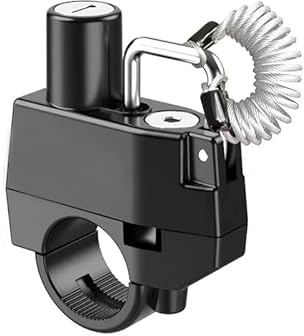 YOFAB Candado Casco Moto para Triumph Bonneville Bobber Cruisers, Candado Seguridad Antirrobo para Manillares 20-30 mm, Cerradura Seguridad para Cascos a Prueba Manipulaciones