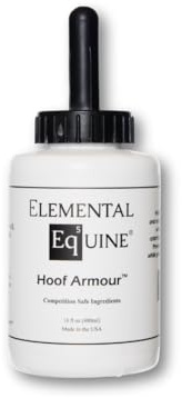 Elemental Equine Hoof Armour 16oz Dressing for Horses - Conditions and Retains Natural Moisture While Protecting Against External Elements