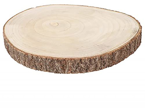 Chaks Extra Grand Rondin en Bois 3,5cm Naturel Plat Ø 32-36cm