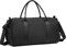 Kono Reisetasche für Sport, Fitnessstudio, Schultertasche für Damen und Herren, Übernachtung, Wochenende, Handgepäcktasche mit Nassfach und Schuhfach, Schwarz, modisch
