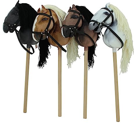 Sweety Toys Hobbyhorse Steckenpferd geeigent für Hobbyhorsing (schwarz)
