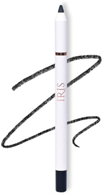 IRIS Waterproof Kajal & Kohl Pencil | Ultra Black, 24-Hour Matte Finish | Smudge-Proof, Vegan, Cruelty-Free | Ceramide-Infused to Lock in Moisture | 1.2 mL (Kajal)