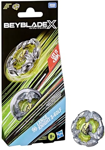 Beyblade X Lance Knight 3-60LF Booster Pack Set with Takara Tomy Attack Type Top, Battling Tops Game Toys, Ages 8+