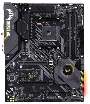 Computer Motherboards Fit For ASUS AM4 TUF Gaming X570-Plus Wifi AM4 For Zen 3 Ryzen 5000 & 3rd Gen Ryzen ATX Motherboard With PCIe 4.0, Dual M.2