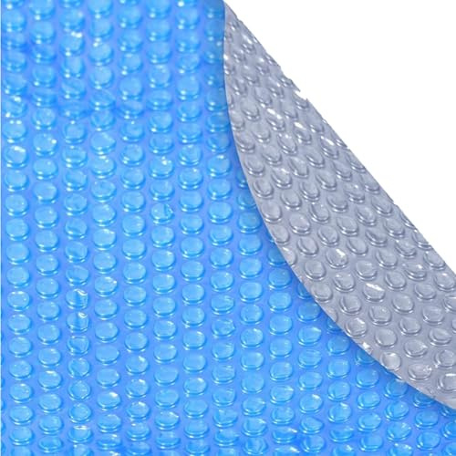 Robelle 15 x 30 Ft Blue/Silver Extra Heavy Duty Oval Solar Cover for Above Ground Pool, Pool Solar Cover, 8-Mil Thick, 5-Year Warranty, Made in USA
