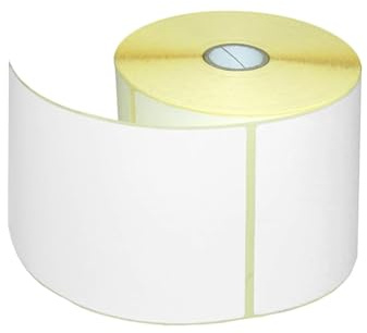 Netuno 1 rotolo 500 pezzi Etichette Termiche BASIC 10 x 15 cm Etichette spedizione Autoadesive con Perforazione Stampa Termica Diretta Compatibili Zebra per corrieri Spedizioni Logistica Magazzino