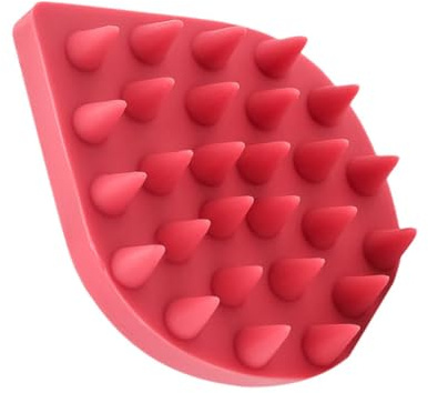 VICASKY Spazzola da Bagno in Silicone a Forma di Goccia, Spazzola per Shampoo e Massaggiatore Portatile per Cuoio Capelluto, Pettine per Lavare i Chioma Unisex per Pulizia Profonda