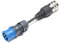 Juice Booster Adapter - Industriestecker CEE 16A/230V Blau 3.7kW mit automatischer Adaptererkennung
