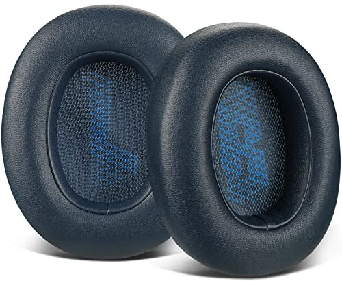 SOULWIT Mousse Coussin Coussinets pour JBL E65 (E65BTNC)/Live 650 (650NC 650BTNC)/Duet NC Casque Circum-aural, Coussinets d'oreille avec Cuir Plus Doux