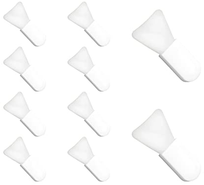 Pack of 10 Silicone Mask Brushes Hairless Facial Applicator Brush Mini Clay Mask Brush for Facial Mud, Makeup Mask, Facial Clay, Eye Serum, Body Lotion