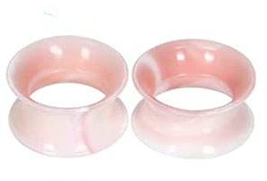 Lieson Flesh Tunnel Plug, 2 stycken silikontunnlar färgglada ihåliga kreoler flesh tunnel piercing smycken, 12MM, Silikon, Ingen ädelsten