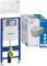 GEBERIT KOMPLETT SET (4-teilig) / DUOFIX Wand-WC-Montageelement, H 112 cm, UP320 + Sigma 30 für 2 Mengen-Spülung + Geberit iCon Set Wand-WC mit WC-Sitz (Combi Pack / 2-teilig)