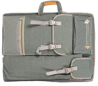 Fyearfly Zeichentasche, multifunktional, groß, für den Außenbereich, wasserdicht, für Skizzenbrett, Kunstbedarf, Smoly Grey, mehrfarbig, 60_x_180_cm