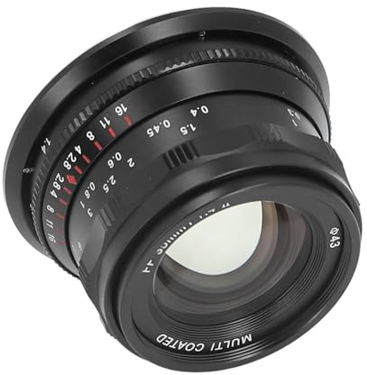 35mm F1.4 II Full Frame Manual Lens for RF Mount Cameras - Replacement for R, RP, Ra, R5, R6, R3, R5C, R7, R10 (Black)