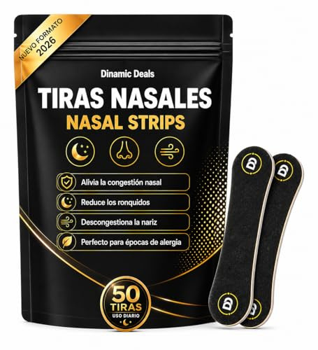 Tiras Nasales Deportivas Pack 50. Tiras Antirronquidos Para Dormir Mejor. Tiras Nasales Para Mejorar La Respiración y El Sueño. Ideal Para Hacer Deporte. Deportivas Algodon 100%.