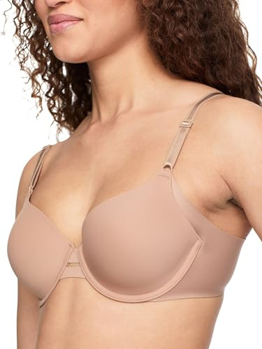 Warner's womens Blissful Benefits Side Smoothing Underwire T Shirt Bra, Toasted Almond, 38B US