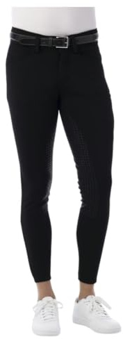 Winter Herren Reithose Silikon Vollbesatz Zermatt EquiTheme Softshell schwarz 54