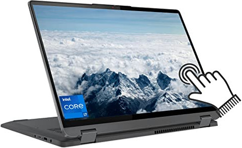 Lenovo IdaePad Flex 5 Laptop 2 en 1 de 16 pulgadas, pantalla táctil de 2.5K, Intel Core i7-1255U (> i7-1165G7), 16 GB de RAM, SSD NVMe de 1 TB, teclado retroiluminado, huella dactilar, WIFi6