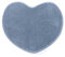 Sweet Home - Saugfähiger, Rutschfester Badteppich aus Chenille-Mikrofaser in Herzform, ideal als Teppich für Schlafzimmer, Kinderzimmer und Küchenteppich, rutschfest, waschbar, Mehrzweck-Badematte 60