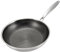 KARL HAUSMANN Edelstahlpfanne 24 cm - Unbeschichtete Pfanne Edelstahl Induktion - Bratpfanne Edelstahl Widerstandsfähig Pflegeleicht - EdelstahlPfanne Ideale Wärmeverteilung - Spülmaschinenfest