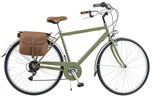 Via Veneto by Canellini Fahrrad Rad Citybike CTB Herren Vintage Retro Via Veneto Stahl (Grun, 54)