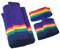 Rippe, rippung, Strickbund, Bündchen, Bundkantenbesatz. Regenbogen Multi Colors Gestricktes band. Neotrims British Hergestellt. 15 cm Bund, 5 cm Saum und 3 cm breites.
