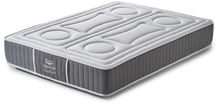 Imperial Confort ViscoBayscent - Colchón Visco Grafeno de espuma con tratamiento BAYSCENT® Neutralizer - Transpirable y doble cara (invierno/verano) - Grosor 30 cm - 135x190