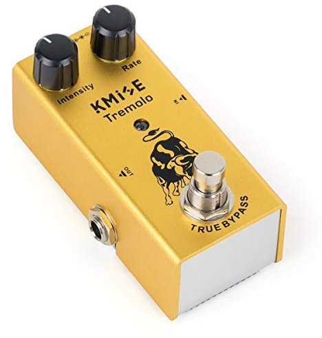 Pedal de efectos para guitarra eléctrica Mini Single tipo CC 9 V True Bypass (trémolo)