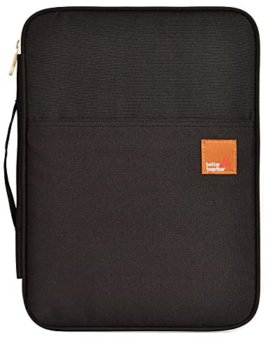 Lanola Universal A4 Document Bags Portfolio Organizer,Waterproof Business File Holder/Travel Gear Organizer/Electronics Accessories Bag/Document File Bag(Black)