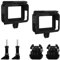 GoPro Gehäuse Rahmen 2 Stück Schwarze Schutzgehäuse für GoPro Seitlich Offener GoPro Rahmenhülle Action Camera Schutzhülle GoPro Rahmen Frame Gehäuse Kompatibel mit GoPro Hero 7/6/5/2018 Black