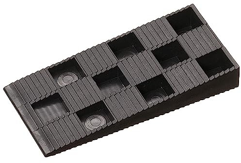 Estika® Cunei di plastica – 70 pezzi – 94 x 44 x 14 mm – cunei di montaggio per finestre porta telaio piastrelle laminato parquet