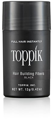 TOPPIK 12g Haarfasern Haarverdichter Streuhaar Schütthaar Schwarz