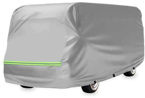 Telo di copertura per VW Type 2 T1 T2 T3 1950-1992, impermeabile, traspirante, resistente ai raggi UV, copertura completa per auto Bulli Kasten Transporter I II III (grigio)