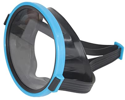 Parliky Tauchmaske Erwachsene Schwimmbrille Aus Glas Anti Beschlag Gehärtetes Glas EIN Stück Mit Silikonband Für Schnorcheln Und Tauchen