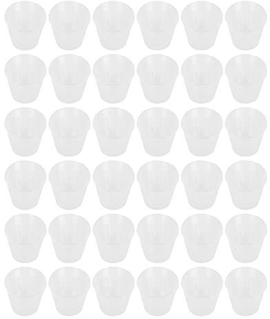 OFFSCH 108pezzi Vasi Per Piante Trasparenti Contenitori Nutrienti Per Giardinaggio Per Fioriere Di Succulente e Verdure Ventilazione Per Crescita Ottimale