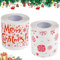 2 Rollen Toilettenpapier Weihnachten,Lustige Weihnachten Toilettenpapier,Weihnachts Klopapier,Weihnachts Toilettenpapier,Lustige Neuheit Toilettenpapier,Toilettenpapier für Weihnachten Dekorative