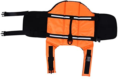 Toddmomy Hundeschwimmweste Aus Angenehmem Material Atmungsaktiv Und Schweißabsorbierend Mit Tragegriffen An Rückseite Und Schnellverschlüssen Für Einfache Handhabung Für Strand