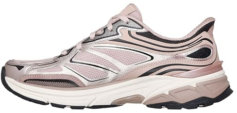 Skechers Women's Stamina Sport Sneaker, Rose Gold Duraleather/Rose Mesh/Trim, 7 UK