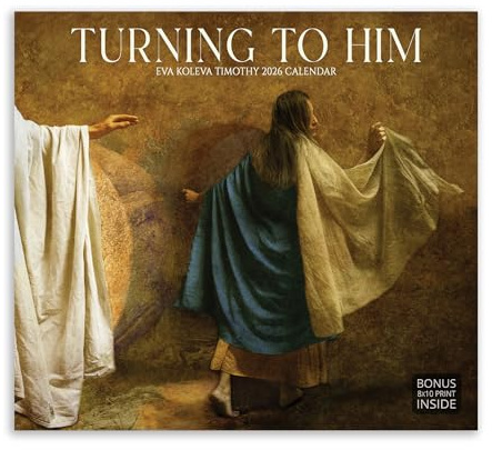 2026 Christian Wall Calendar – Turning to Him by Eva Koleva Timothy – Monthly Bible Verses & Fine Art Photography – 13.25x24” Calendar for Home or Office – Altus Fine Art